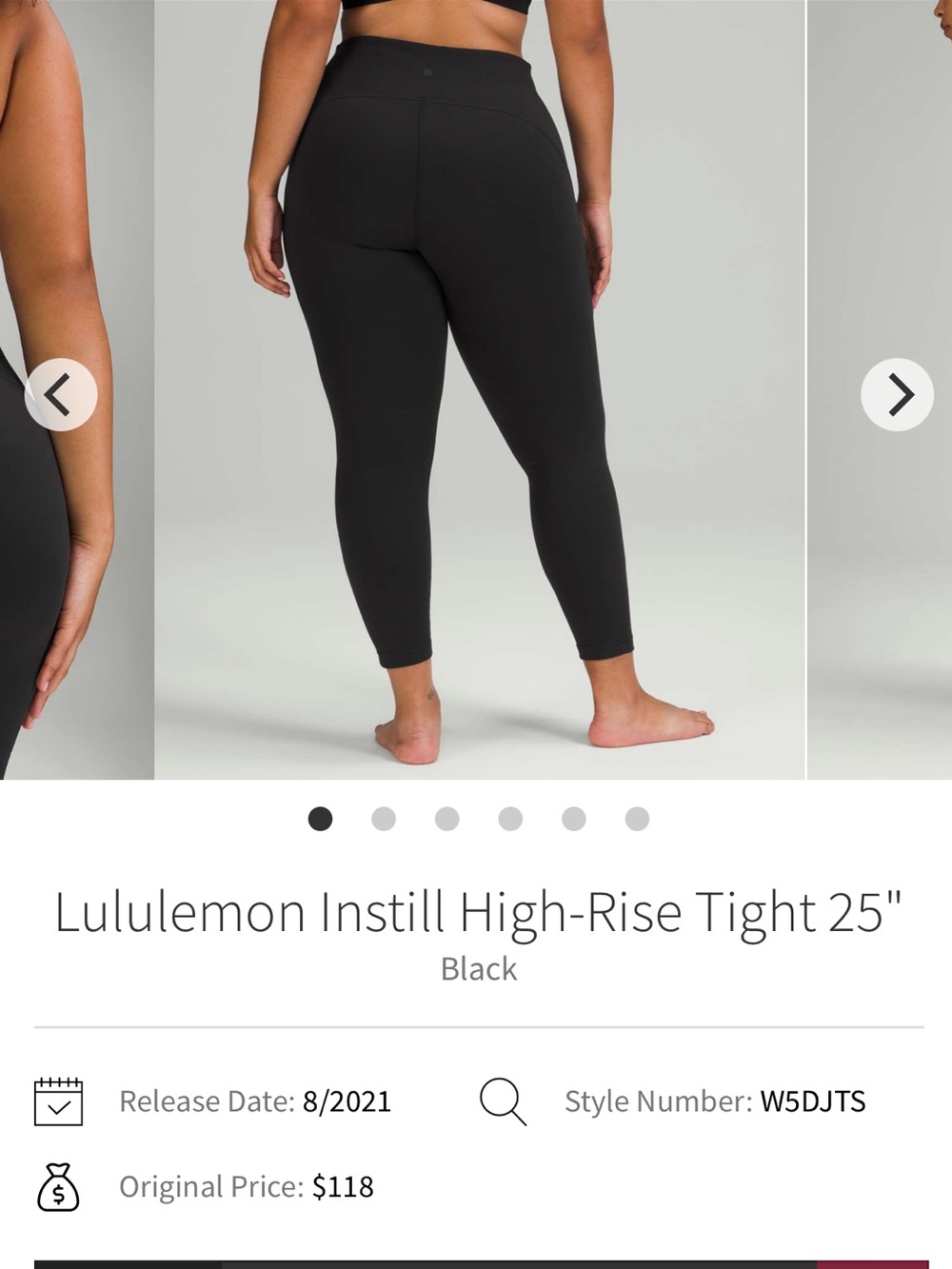 Lululemon Instill high rise legging